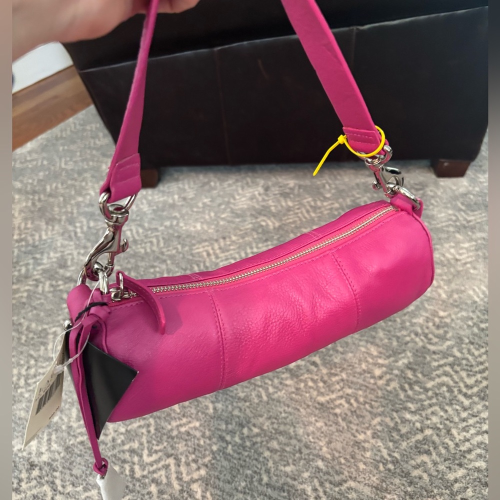 Ralph Lauren Vibrant Leather Pink Mini Bag